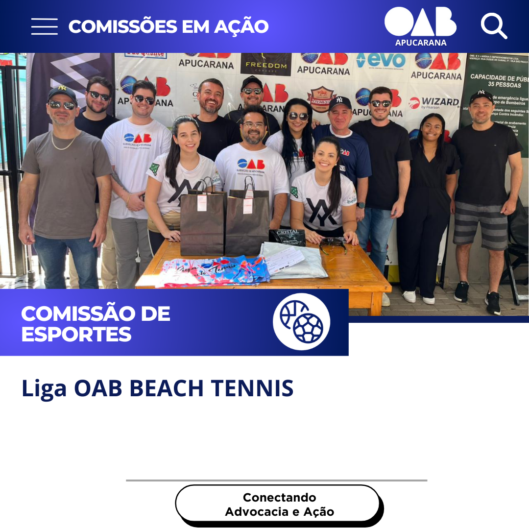 Liga OAB BEACH TENNIS