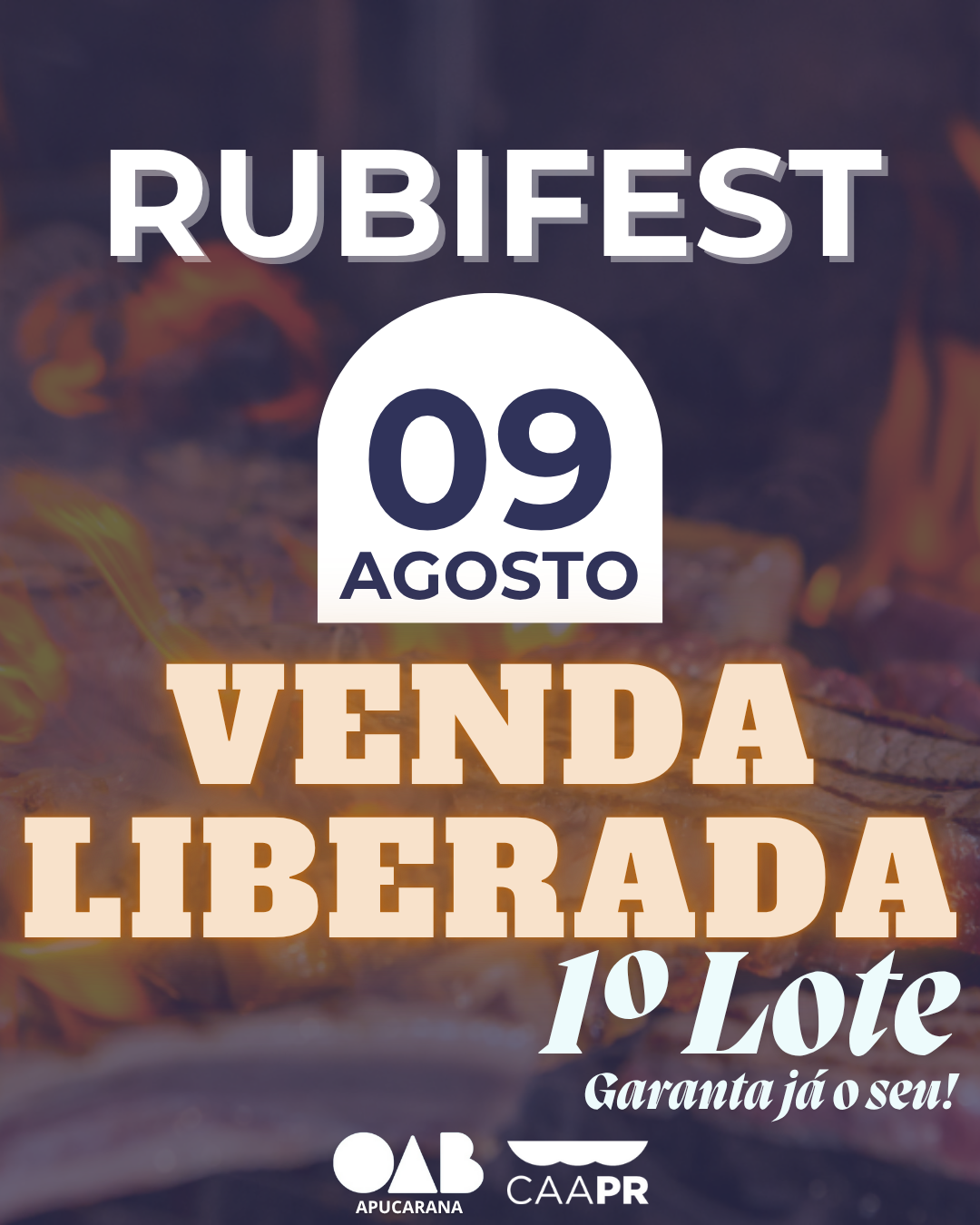 VENDAS LIBERADAS – RUBIFEST!